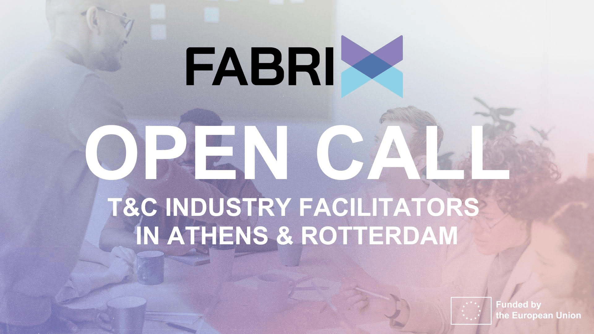 Open Call: Textile and clothing industry facilitators in Athens and Rotterdam